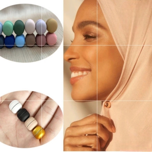 Magnetic Scarf Clip Buckle Multipurpose Clothing Decoration - Picture 10 of 10